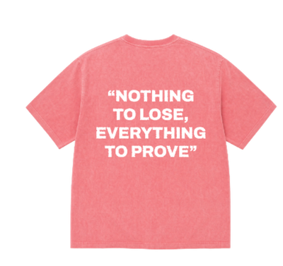 Stoned Washed Pink T-Shirt